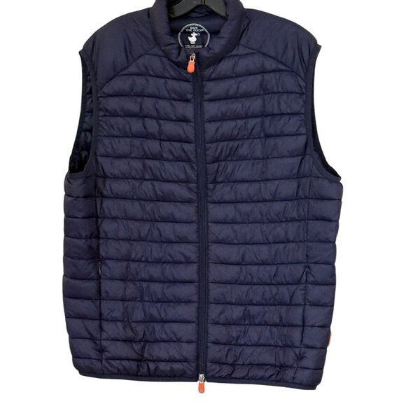 Save The Duck Men's Remo Water Resistant Packable Puffer Vest Black Size XXL - Picture 6 of 6
